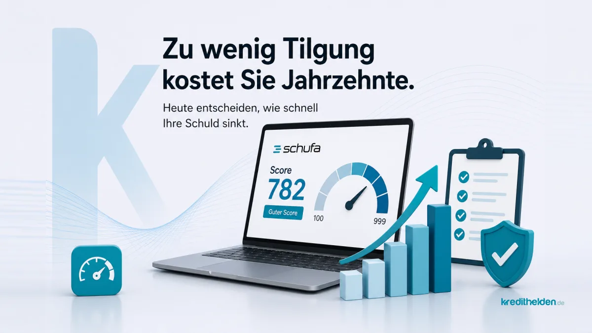 Tilgungshöhe unterschätzt: Warum 1 % Anfangstilgung Ihre Finanzierung auf Jahrzehnte festschreibt