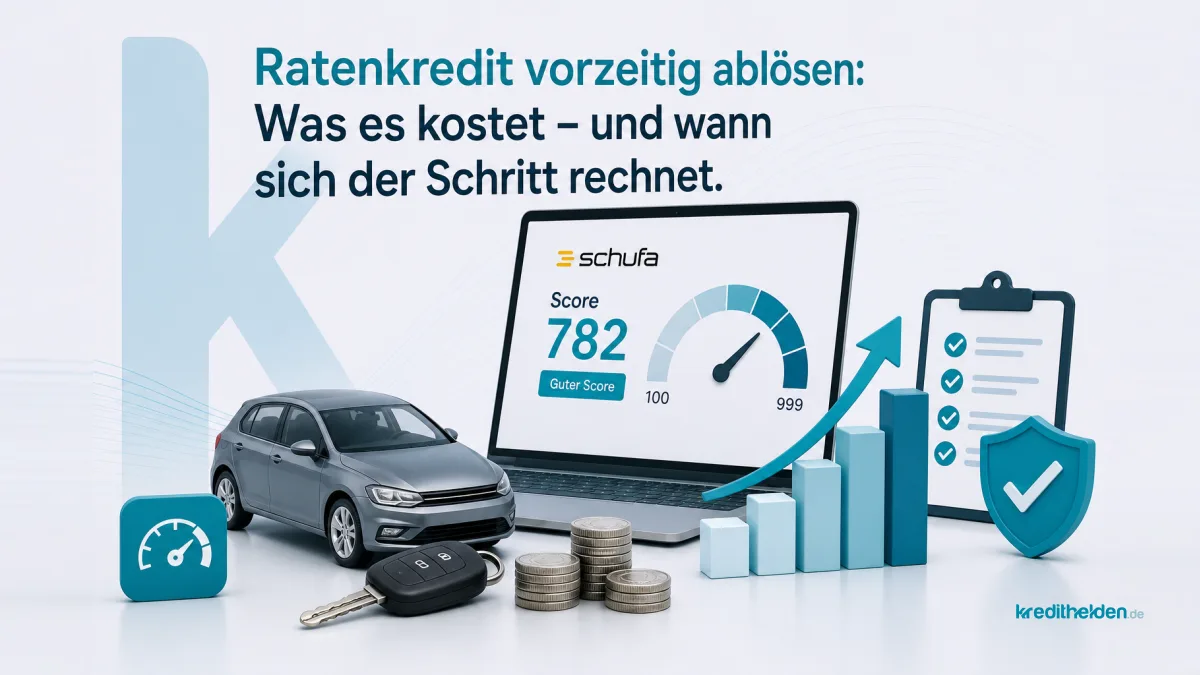 Ratenkredit vorzeitig ablösen: Was es kostet – und wann sich der Schritt rechnet