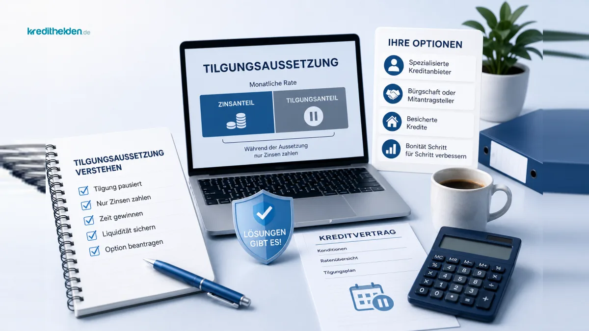 Tilgungsaussetzung beantragen: Wann Banken zustimmen – und was es wirklich kostet