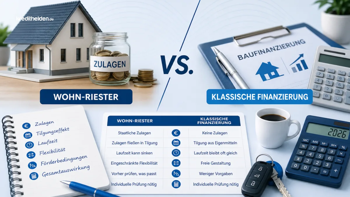 Wohnriester 2026: Wann sich der Einsatz in der Baufinanzierung noch rechnet