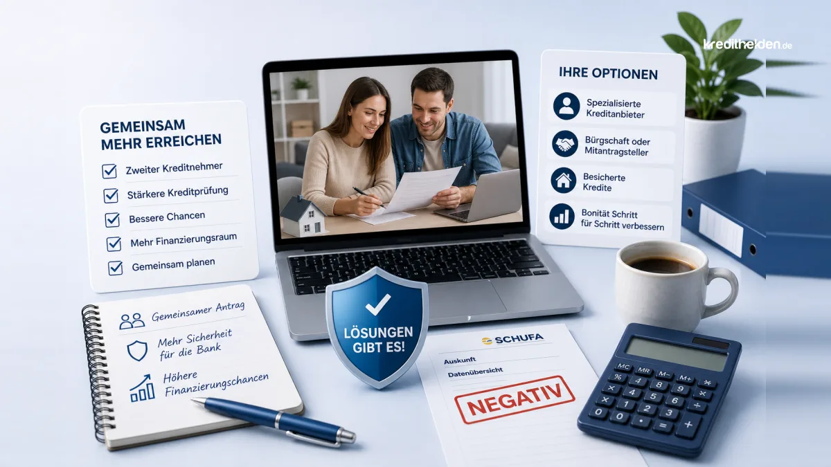 Zweiter Kreditnehmer: Wie ein gemeinsamer Antrag die Finanzierung verändert
