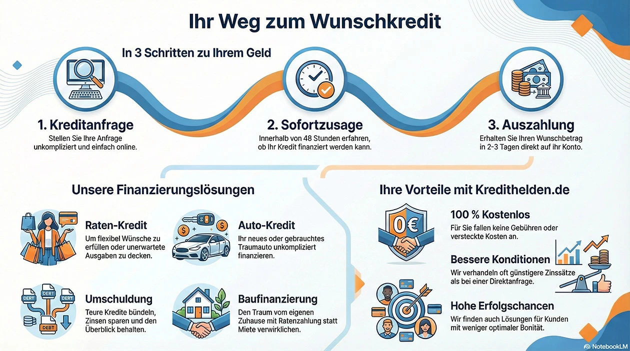 Kredithelden.de - unkomplizierte Kreditvermittlung